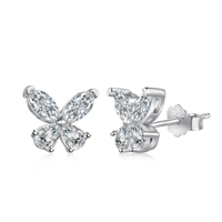 Pendientes Mujer in Plata Cubic Zirconia EMQWR01